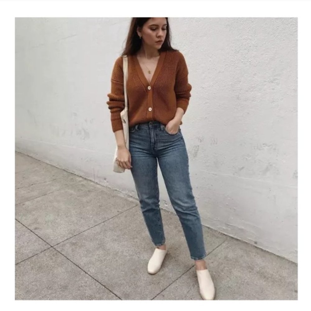 Madewell The Momjean in Downey Wash Size 25 - Picture 6 of 16